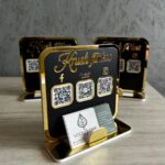 Black matt finish 3 QR Unique Stand
